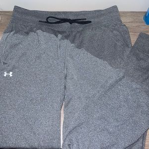 gray under armour joggers